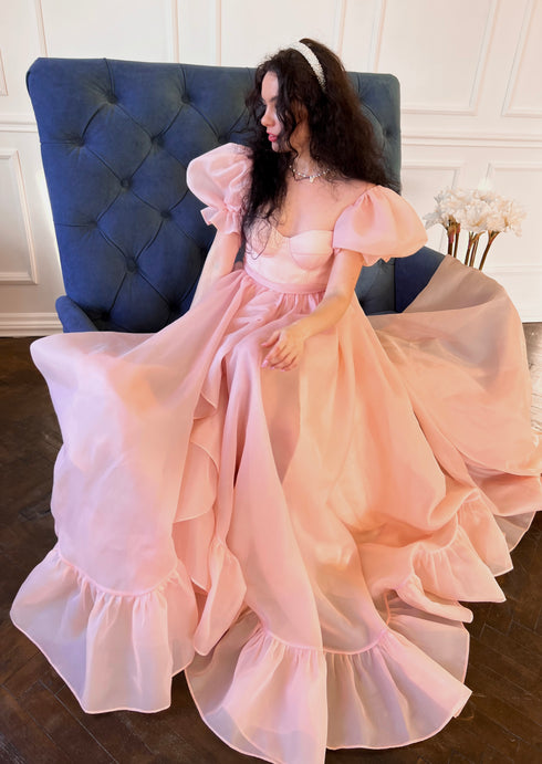 Organza bridal shower dress